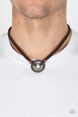 Rural Reef - Brown Necklace - Paparazzi Accessories