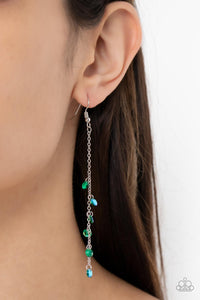 Extended Eloquence - Green Earrings - Paparazzi Accessories