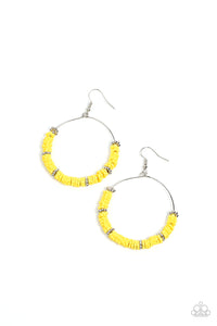 loudly-layered-yellow-earrings-paparazzi-accessories