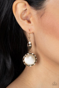 Magically Magnificent - Gold Earrings - Paparazzi Accessories