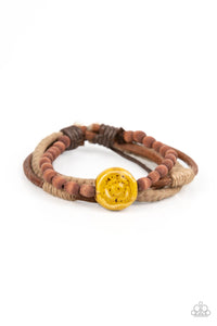 existential-earth-child-yellow-bracelet-paparazzi-accessories