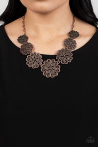 Basketful of Blossoms - Copper Necklace - Paparazzi Accessories