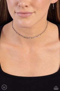 Spotlight Spunk - Silver Necklace - Paparazzi Accessories