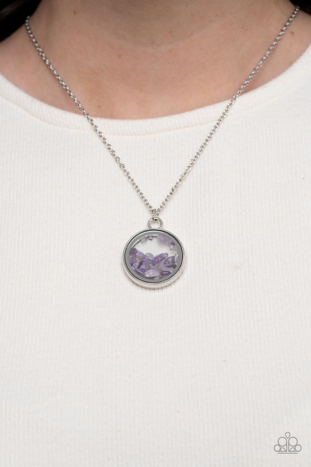 Gemstone Guru - Purple Necklace - Paparazzi Accessories