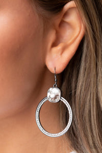 Cheers to Happily Ever After - Black Earrings - Paparazzi Accessories