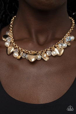 True Loves Trove - Gold Necklace - Paparazzi Accessories