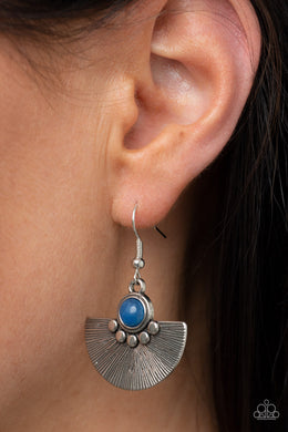 Manifesting Magic - Blue Earrings - Paparazzi Accessories