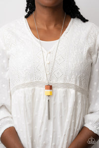 Reel It In - Yellow Necklace - Paparazzi Accessories