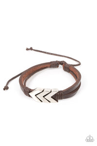 arrow-pharaoh-brown-bracelet-paparazzi-accessories