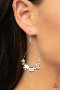 Tigris Treasure - Silver Earrings - Paparazzi Accessories