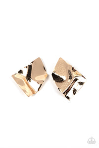 modern-maverick-gold-post earrings-paparazzi-accessories