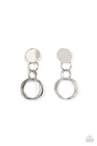 industrialized-fashion-silver-post earrings-paparazzi-accessories