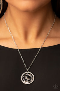 Head-Spinning Sparkle - Black Necklace - Paparazzi Accessories