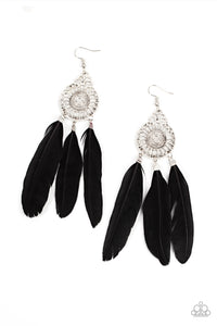 pretty-in-plumes-black-earrings-paparazzi-accessories
