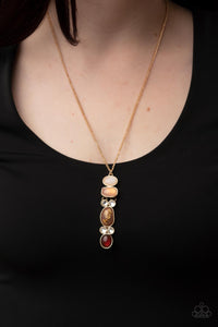 Totem Treasure - Brown Necklace - Paparazzi Accessories