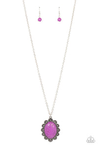 daisy-dotted-deserts-purple-necklace-paparazzi-accessories