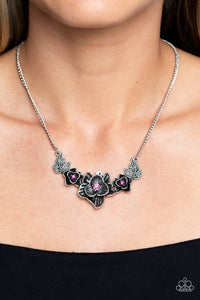 Botanical Breeze - Pink Necklace - Paparazzi Accessories