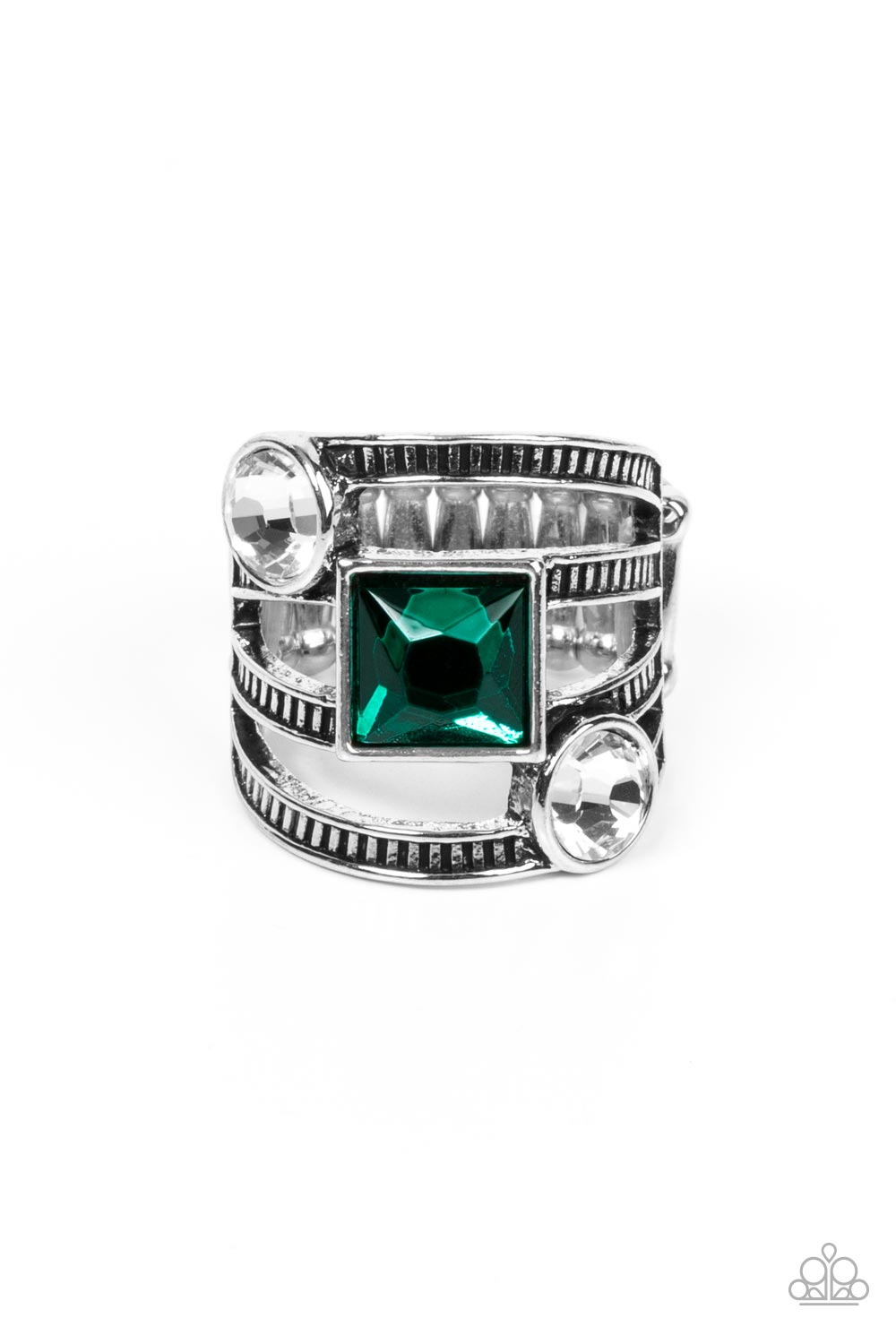 galactic-governess-green-ring-paparazzi-accessories