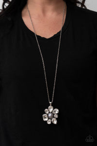 BLOOM Shaka-Laka - Silver Necklace - Paparazzi Accessories