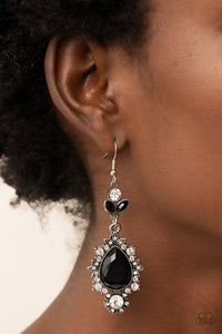 SELFIE-Esteem - Black Earrings - Paparazzi Accessories