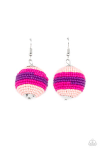 zest-fest-pink-earrings-paparazzi-accessories
