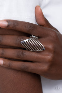 I Just Need to Vent - Silver Ring - Paparazzi Accessories
