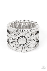 roadside-daisies-silver-ring-paparazzi-accessories
