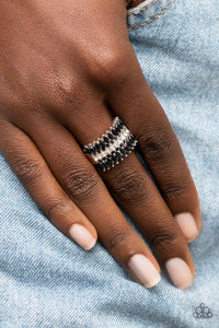Cinematic Couture - Black Ring - Paparazzi Accessories