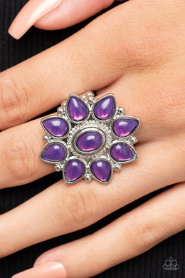 Enchanted Orchard - Purple Ring - Paparazzi Accessories