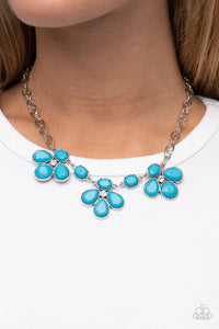 SELFIE-Worth - Blue Necklace - Paparazzi Accessories