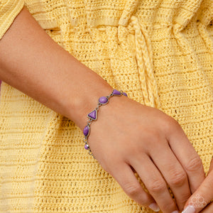 Quarry Quarrel - Purple Bracelet - Paparazzi Accessories