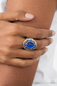 Sunny Solstice - Blue Ring - Paparazzi Accessories