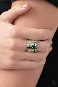 Sizzling Sultry - Green Ring - Paparazzi Accessories