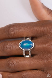 Opal Pools - Blue Ring - Paparazzi Accessories