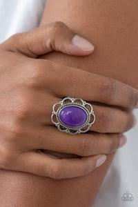 Gemstone Eden - Purple Ring - Paparazzi Accessories
