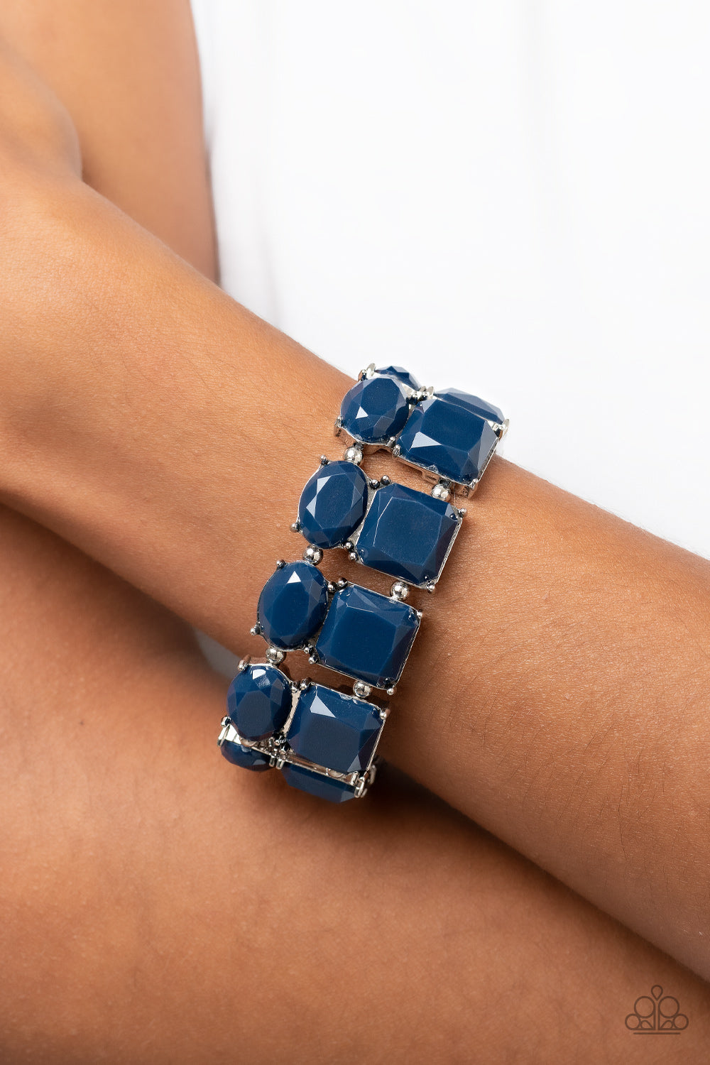Dont Forget Your Toga - Blue Bracelet - Paparazzi Accessories
