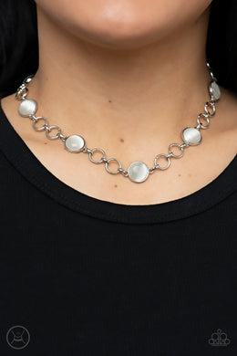 Dreamy Distractions - White Necklace - Paparazzi Accessories