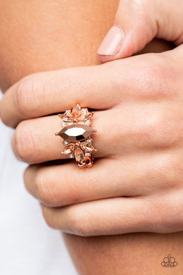 Luxury Luster - Copper Ring - Paparazzi Accessories