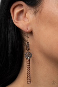 Twinkle Twinkle Little Trinket - Copper Earrings - Paparazzi Accessories