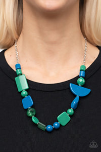 Tranquil Trendsetter - Green Necklace - Paparazzi Accessories