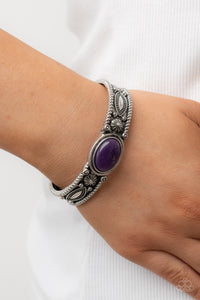 Rural Repose - Purple Bracelet - Paparazzi Accessories