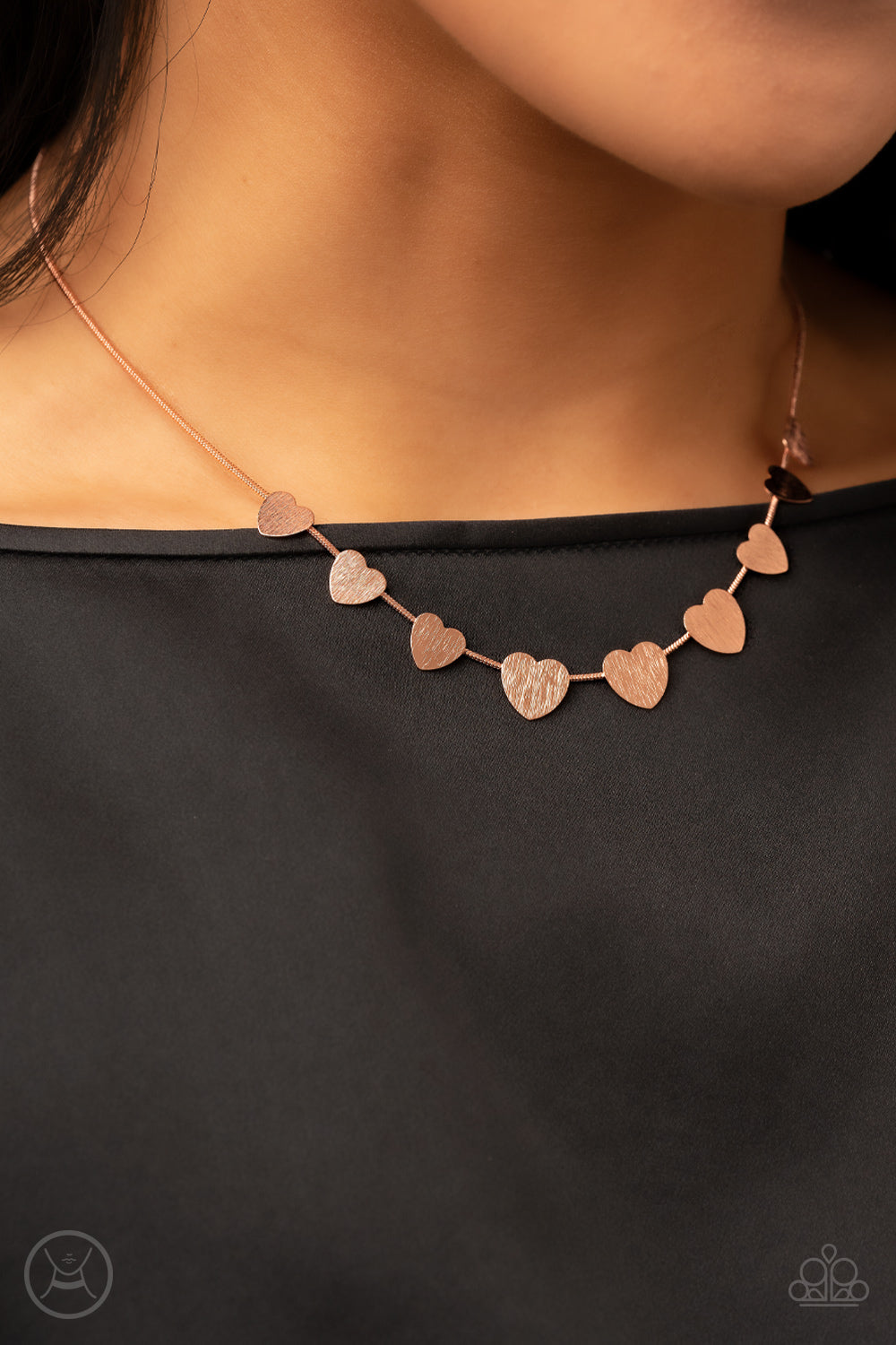 Dainty Desire - Copper Necklace - Paparazzi Accessories