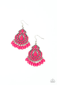 persian-posh-pink-earrings-paparazzi-accessories