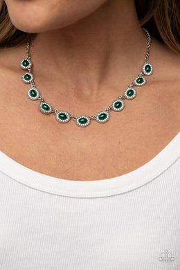 Modest Masterpiece - Green Necklace - Paparazzi Accessories