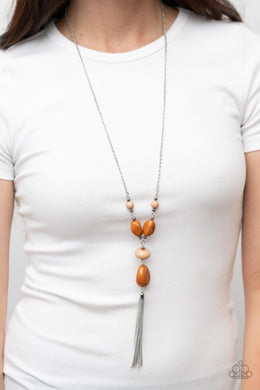 Heavenly Harmony - Brown Necklace - Paparazzi Accessories