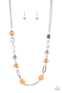 barefoot-bohemian-orange-necklace-paparazzi-accessories
