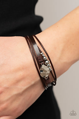 Tahoe Tourist - Brown Bracelet - Paparazzi Accessories