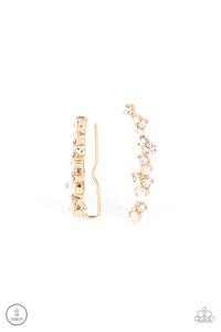 couture-crawl-gold-post earrings-paparazzi-accessories