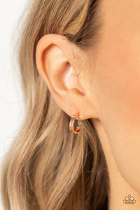 SMALLEST of Them All - Rose Gold Earrings - Paparazzi Accessories