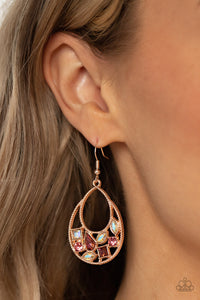 Regal Recreation - Gold Earrings - Paparazzi Accessories